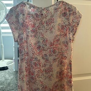 41 Hawthorn Red and Blue Speckled Blouse